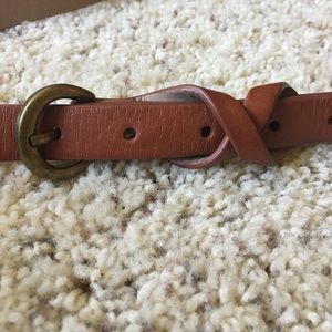 MARKDOWN⚡️ Skinny Cognac Belt