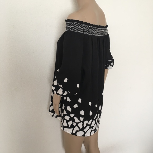 Antialia Femme B/W Off-Shoulder Top - Picture 5 of 8