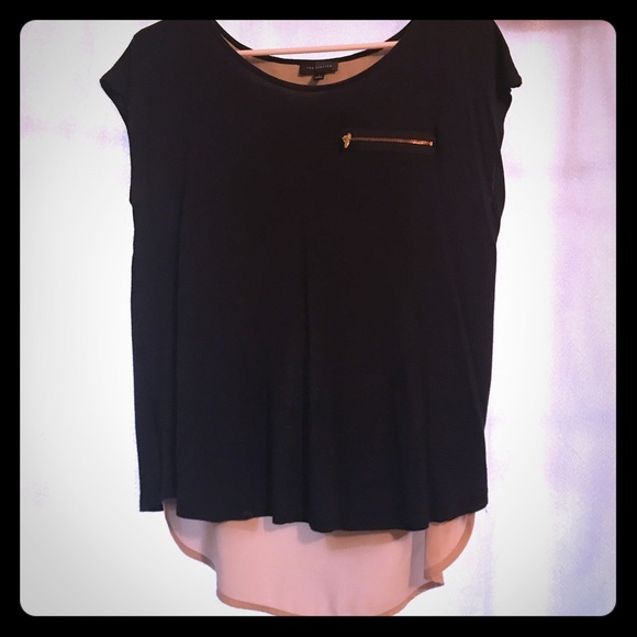 Breezy Navy & Tan Top - Picture 1 of 6