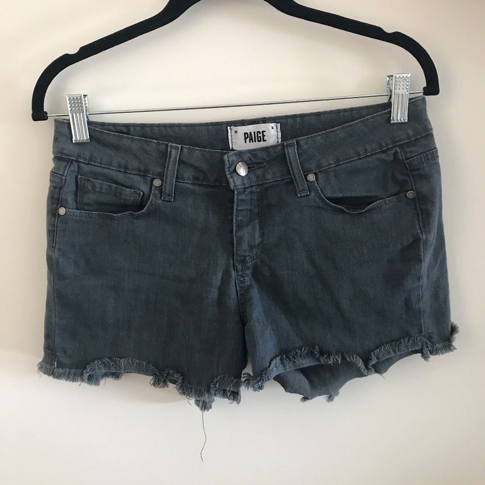 Paige Cutoff Jean Shorts