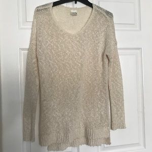 Full Tilt cream knitted sweater