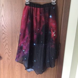 Red Galaxy Skirt