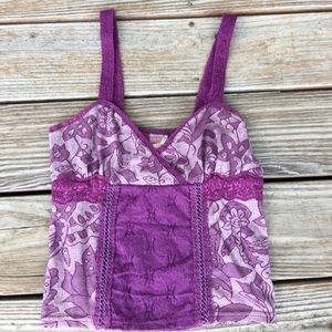 Free People Purple Camisole
