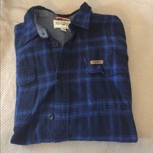 Field &a Stream plaid button-down