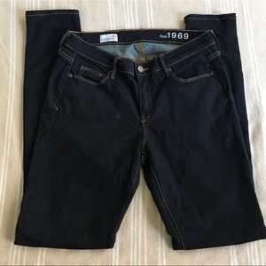 Gap 1969 Navy Blue Skinny Legging Jeans in 30L