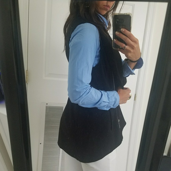 WHBM Asymmetrical Zipup Vest ๐ค - Picture 2 of 8