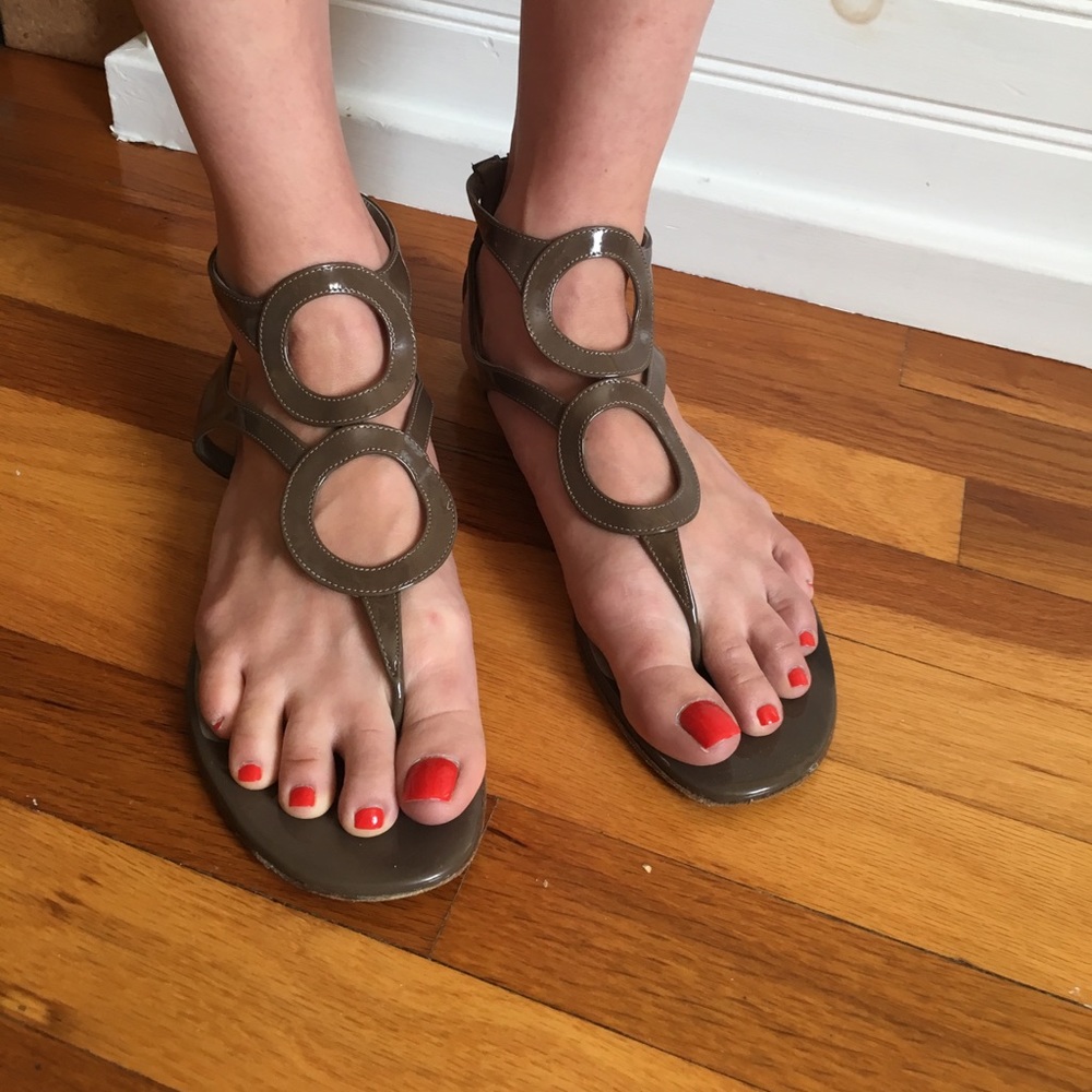 Authentic Valentino Patent Leather Sandals