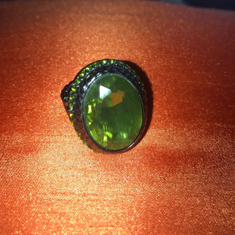 Green costume ring