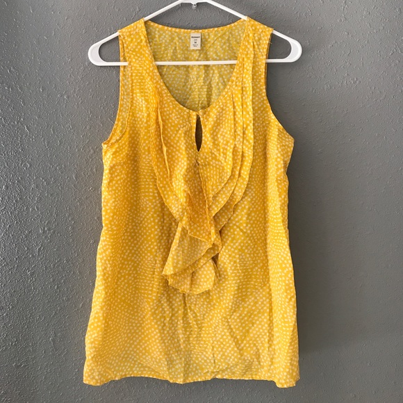 Old Navy Tops - Yellow Ruffled Tank Blouse
