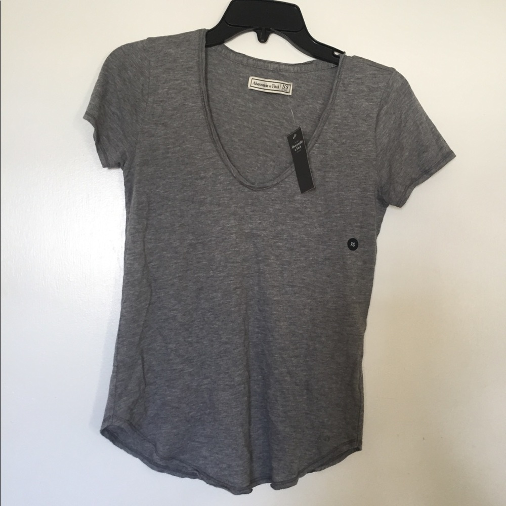 Abercrombie and Fitch Gray T Shirt