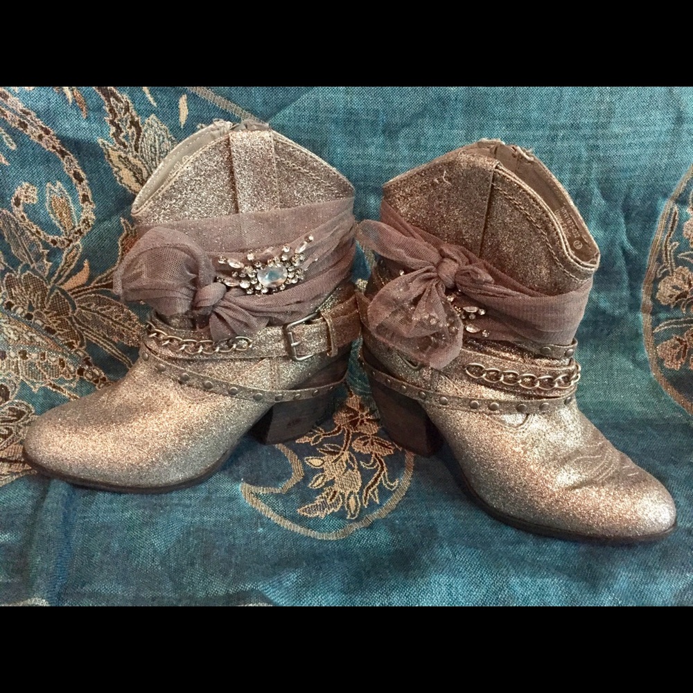 Silver glitter bootys - Picture 2 of 2