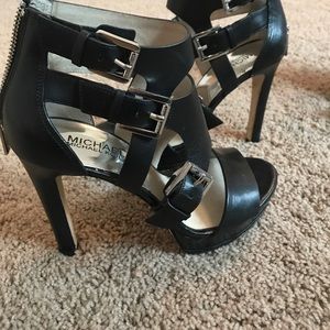Michael Kors leather heels