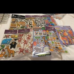 Scrapbooking Stickers Day at the Zoo Theme