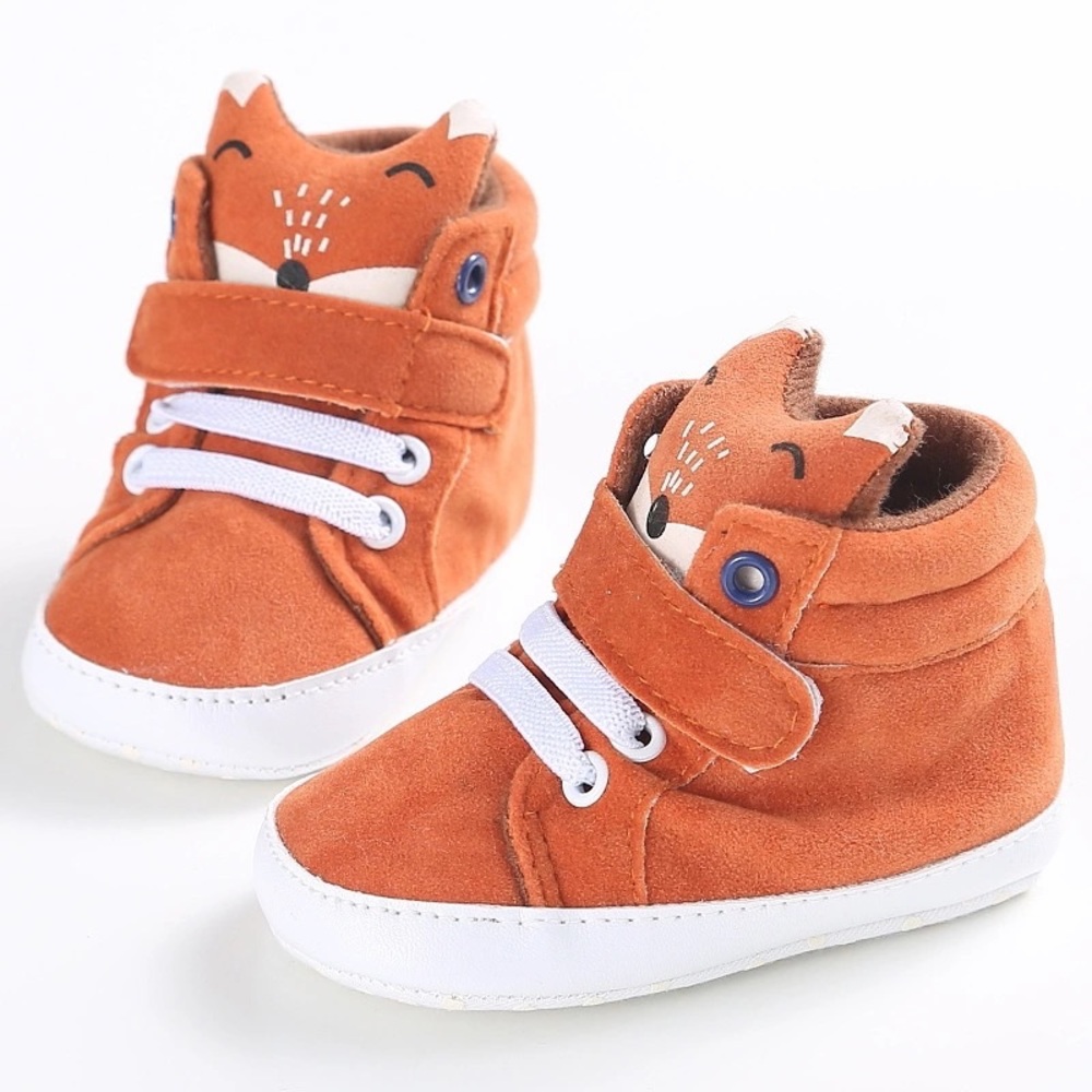 Baby boys/ girls high top fox shoes