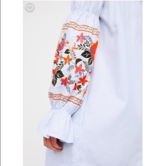 Free People Enchanted Garden Mini Dress Blue - Picture 4 of 4