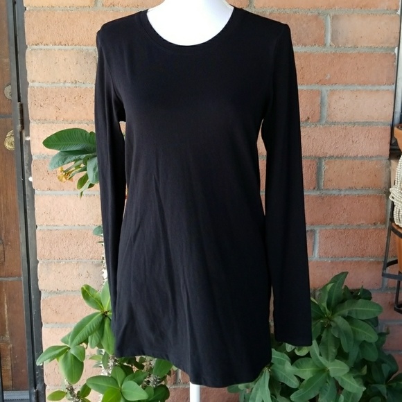 CAbi Tops - Cabi | Black Long Sleeve Layering T shirt #3059