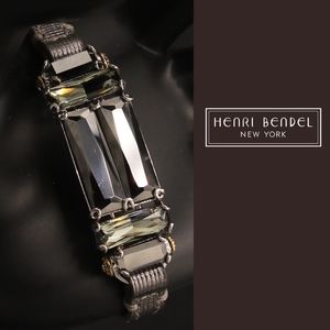 henri bendel Jewelry - RARE henri bendel Leather Deco Strap Bracelet HTF henri bendel Jewelry - RARE henri bendel Leather Deco Strap Bracelet HTF