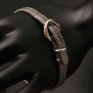 henri bendel Jewelry - RARE henri bendel Leather Deco Strap Bracelet HTF henri bendel Jewelry - RARE henri bendel Leather Deco Strap Bracelet HTF