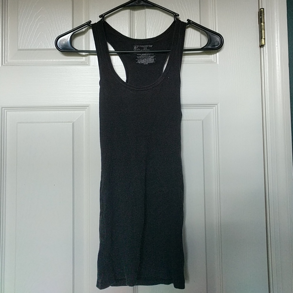 Black tank top