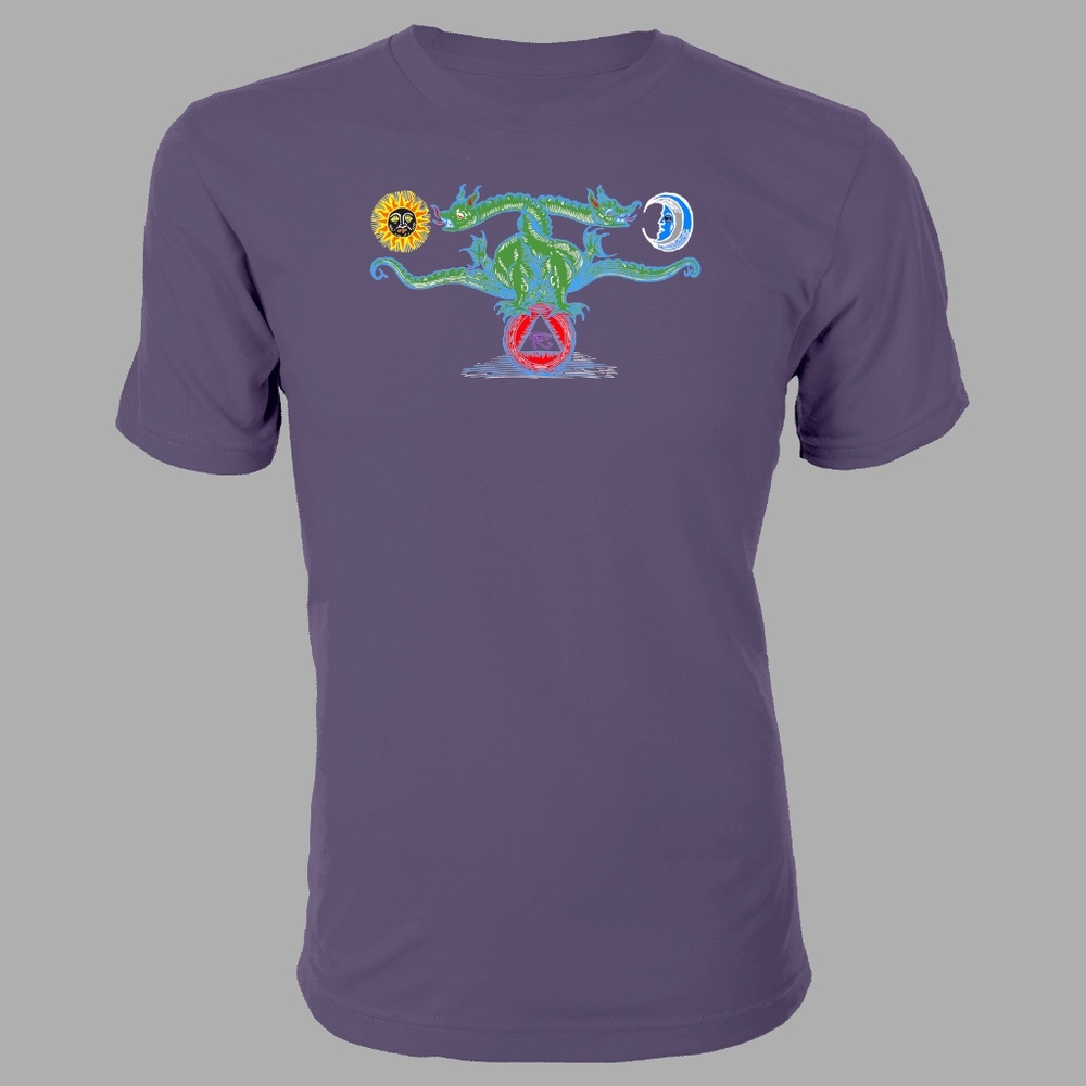 👕2-Headed Dragon 💯% Egyptian Cotton Shirt 👕