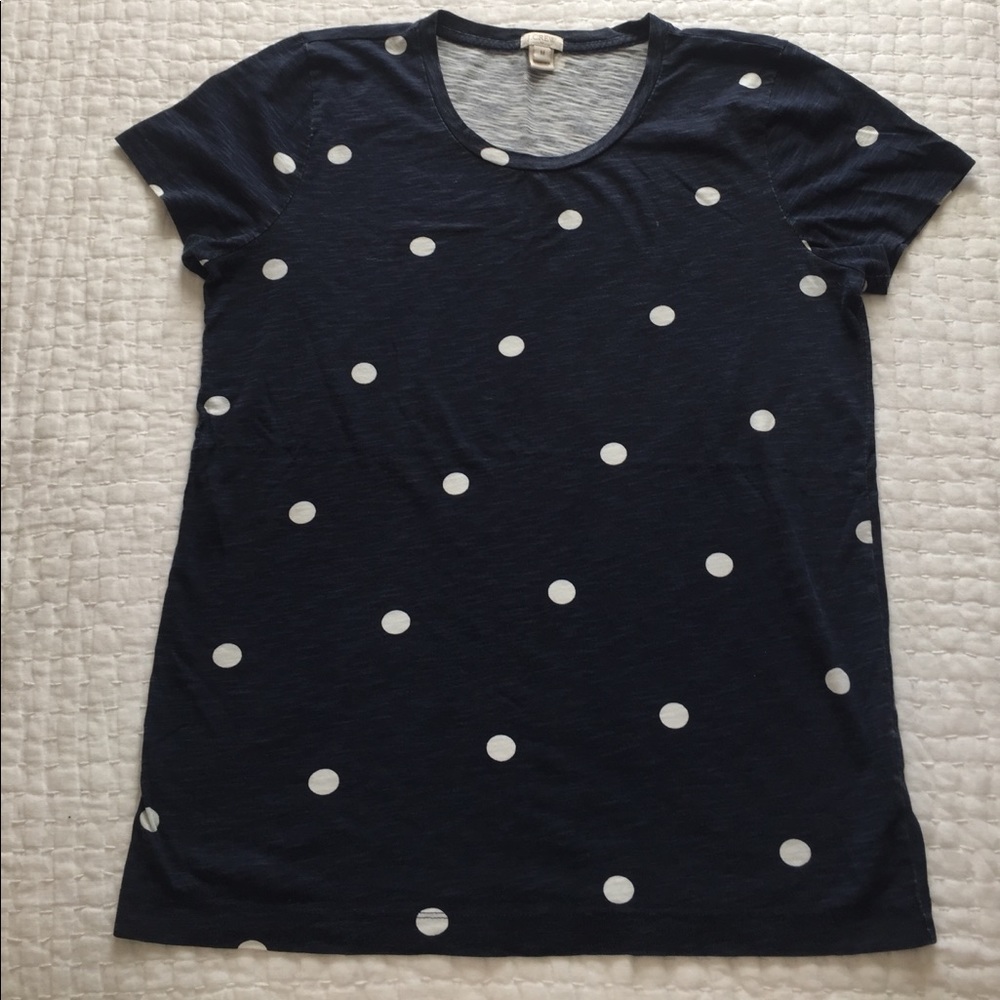 NEVER WORN! J. Crew Polka Dot T-shirt