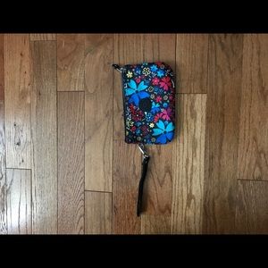 Kipling Mod Floral wristlet