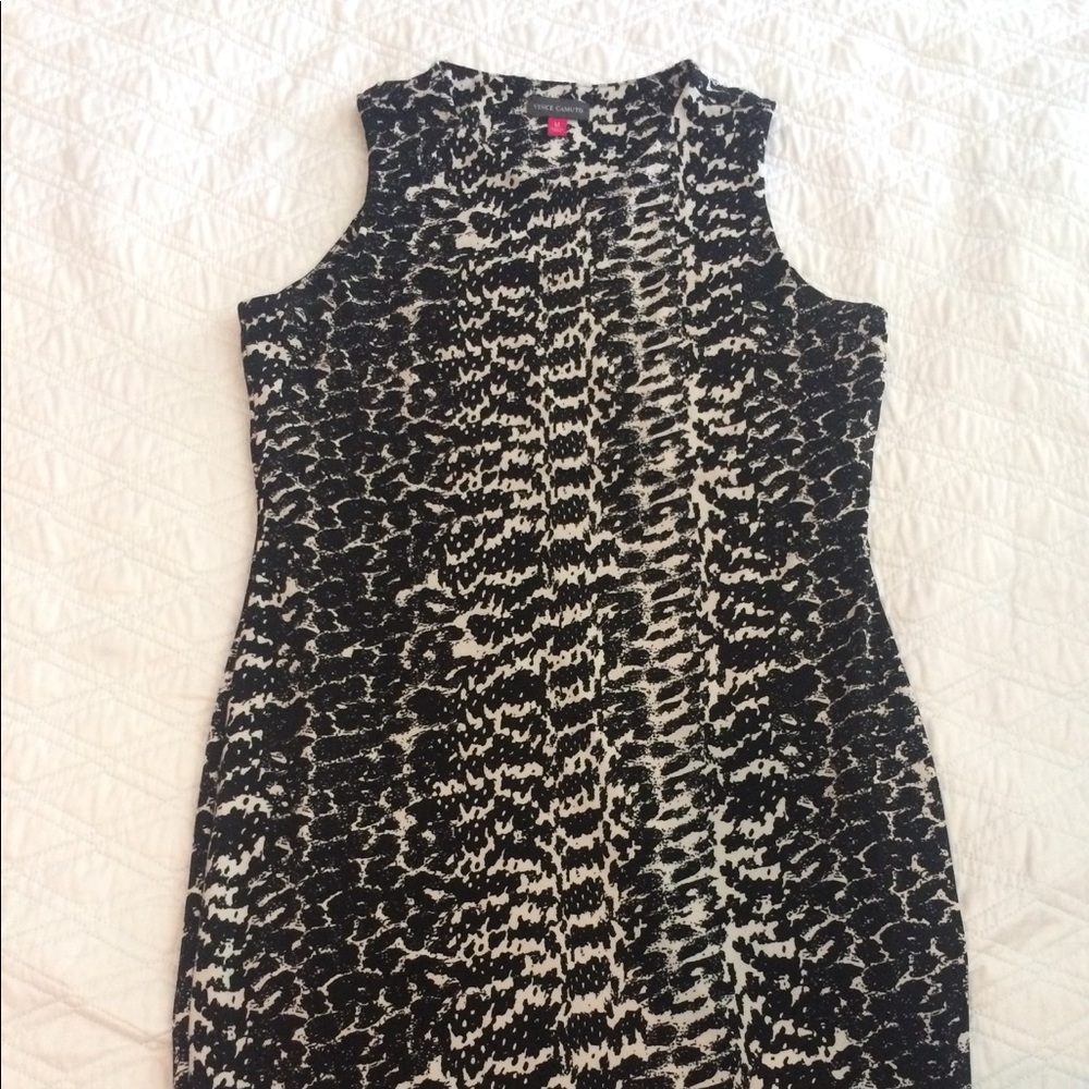 Black-and-white Vince Camuto dress