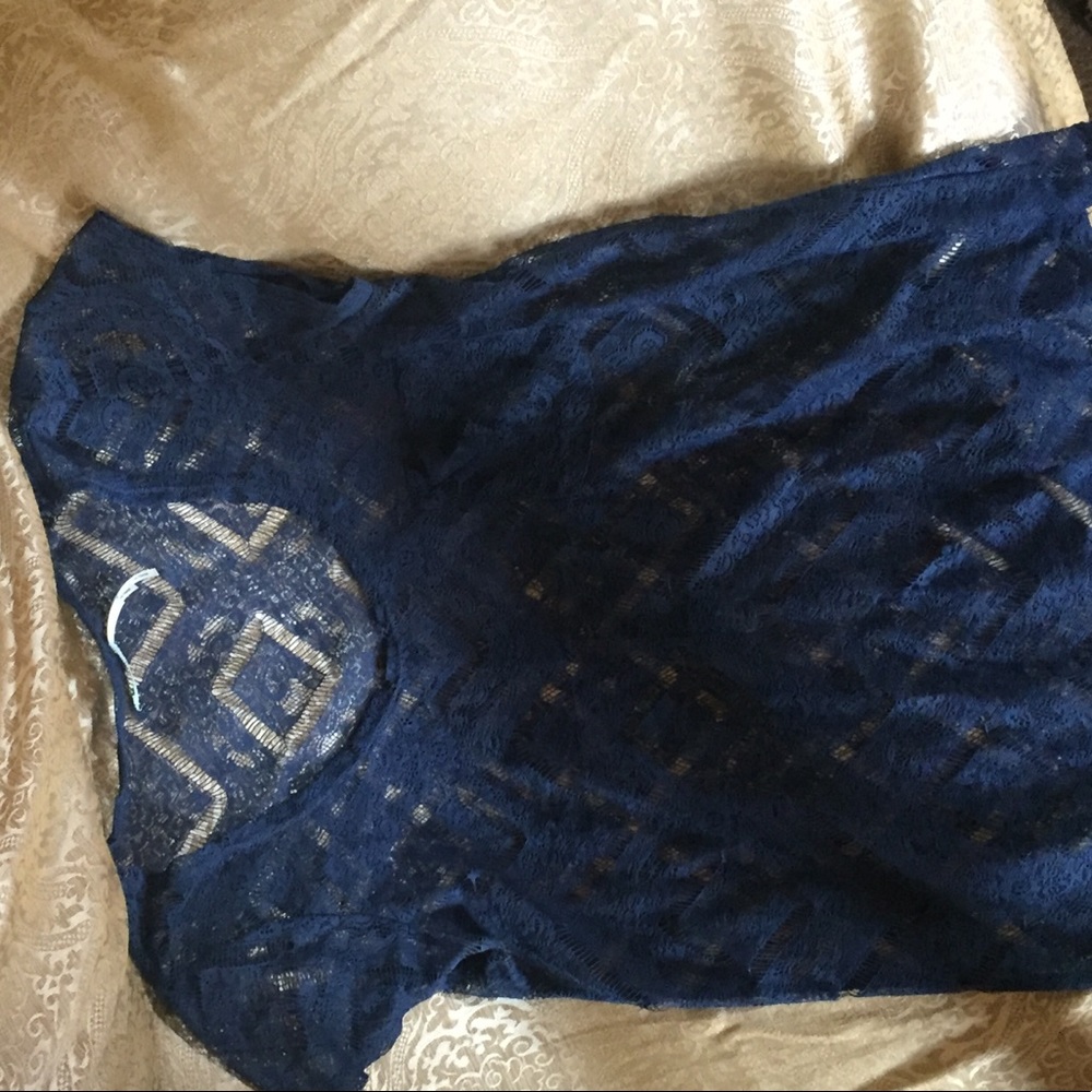 Blue Lace Tee