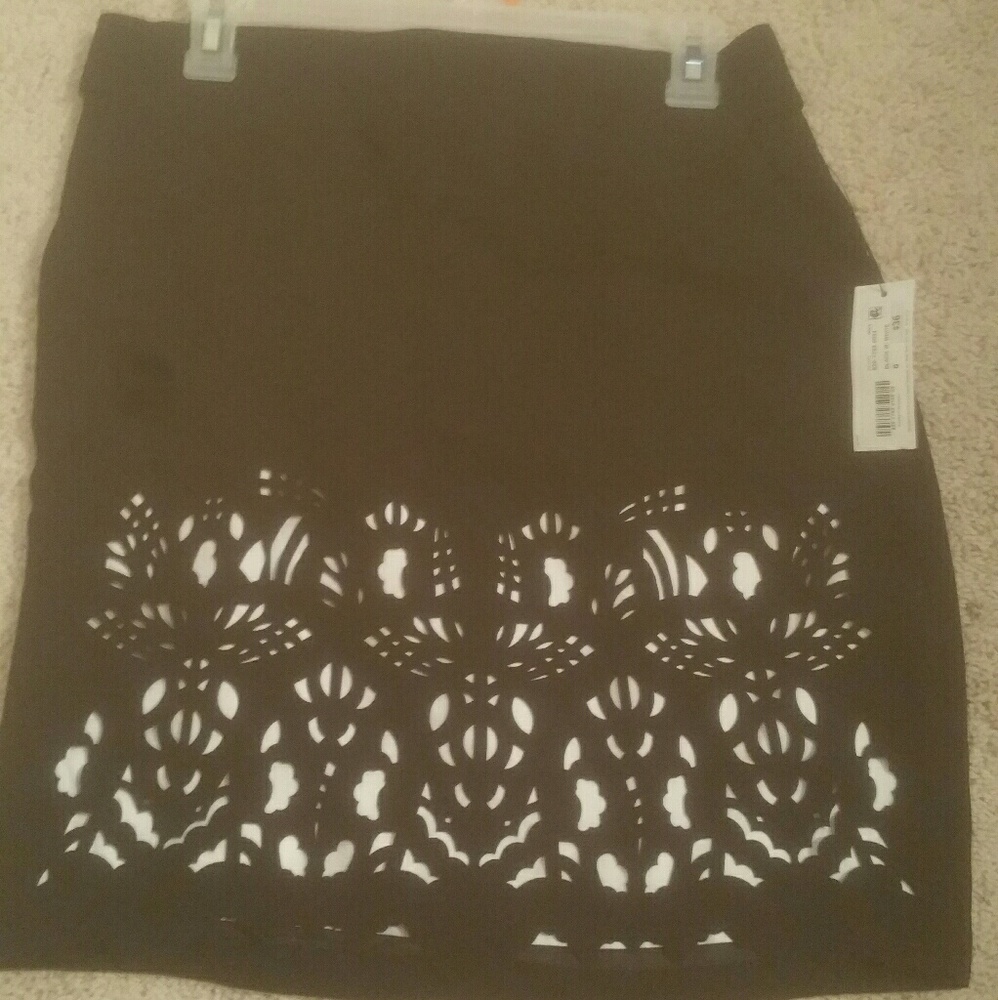 Black and white skirt