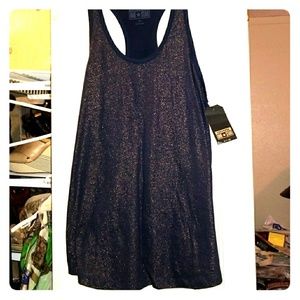 Black and gold tank top