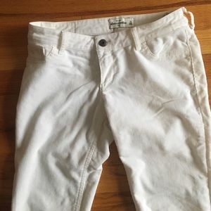 Corduroy white pants!!!!