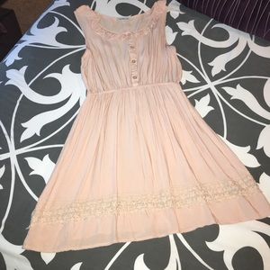Charlotte Russe M light pink (peachy) dress