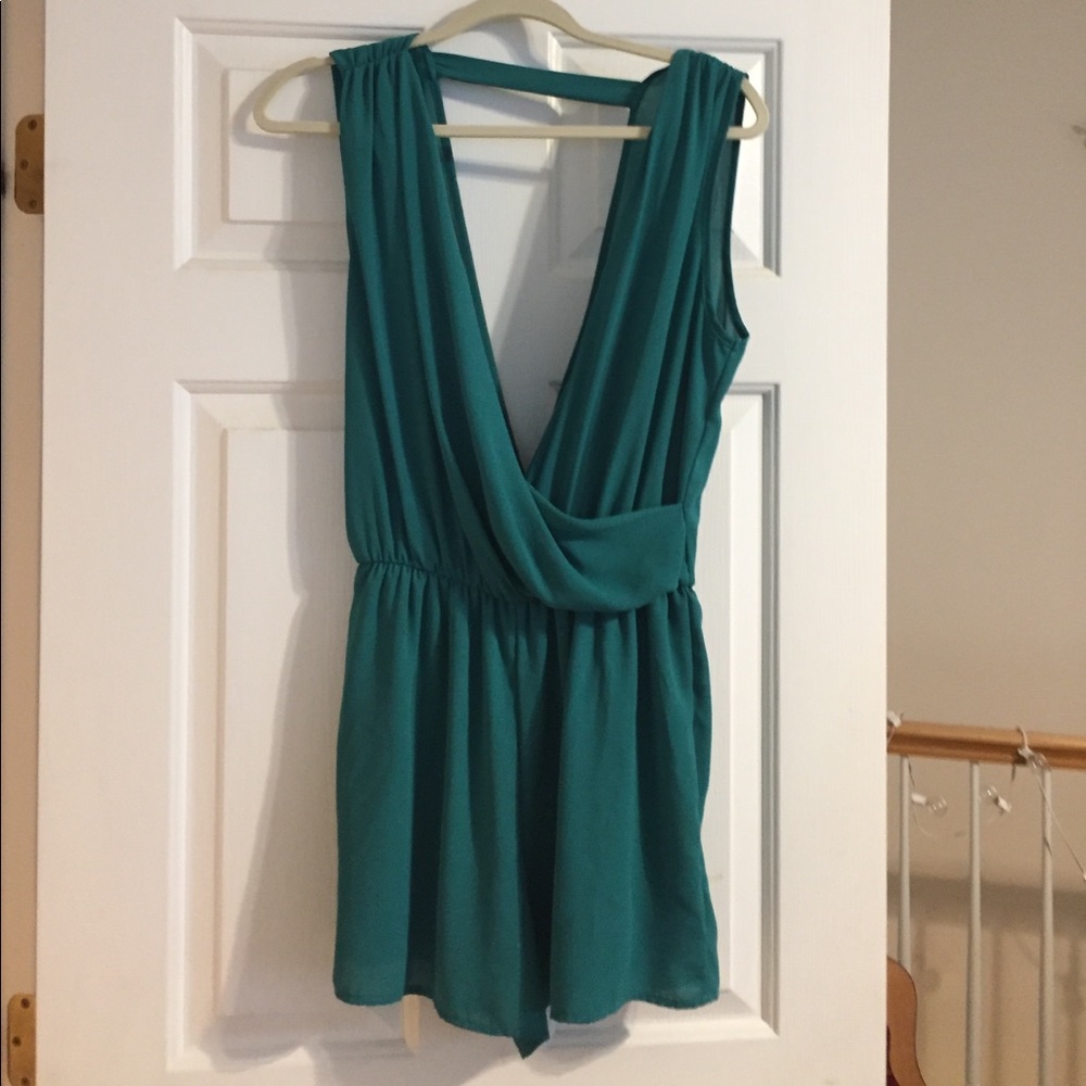 Teal romper