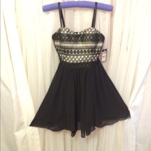 Guess "Scarlett" Dress -- Black and Cream