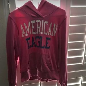 Pink American Eagle Hoodie