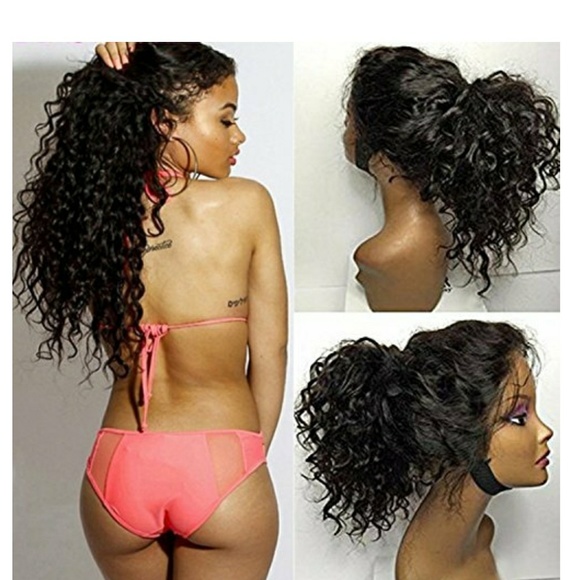 Virgin Curly Lacefront Wig 22 inches