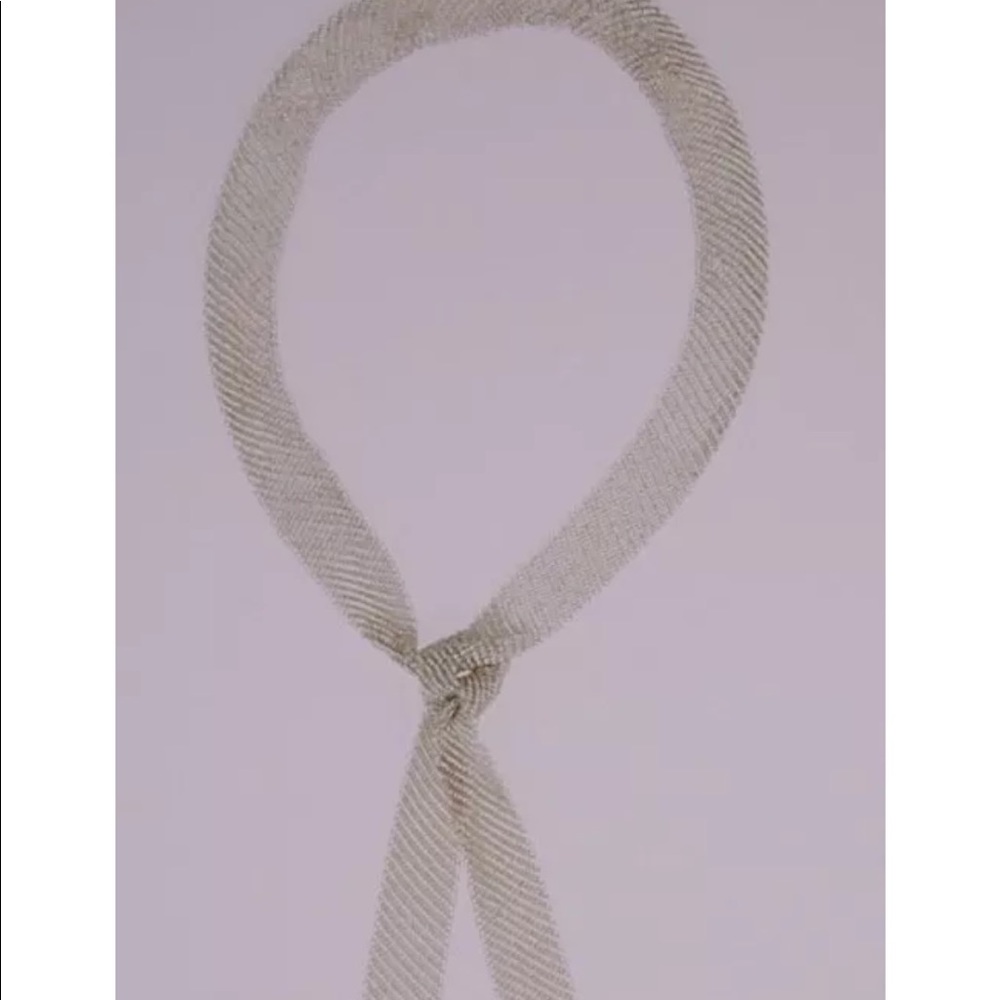 Tiffany Elsa Peretti silver mesh neckace / belt