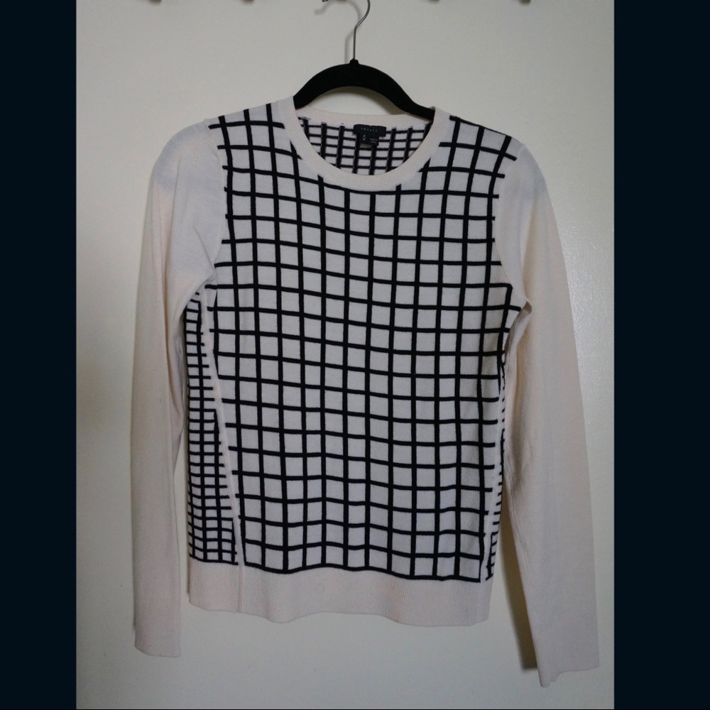 Theory Wool Striped Pullover Sweater