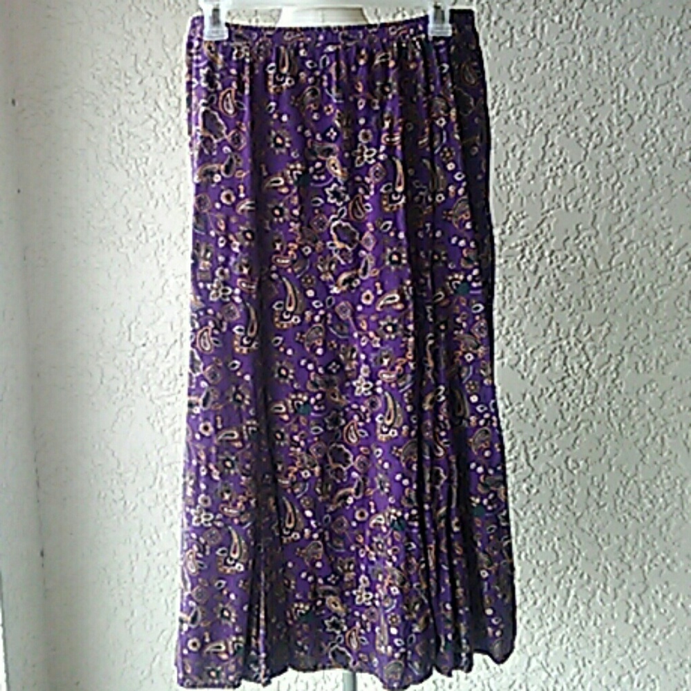 Liz baker maxi skirt size L