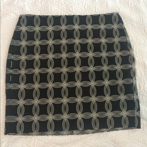 Printed banana republic skirt