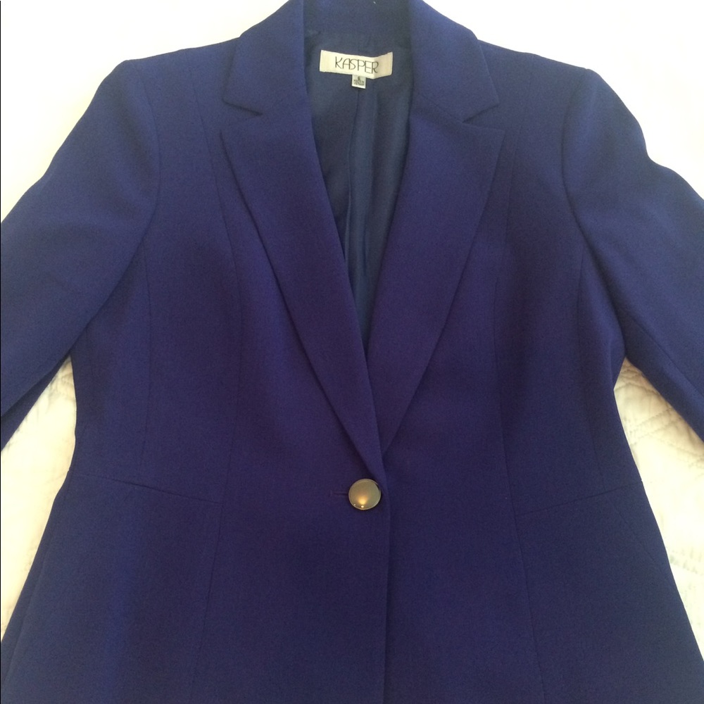 Deep purple blazer