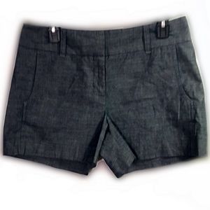 EUC Size 6 Slate Cotton Shorts by Daisy Fuentes