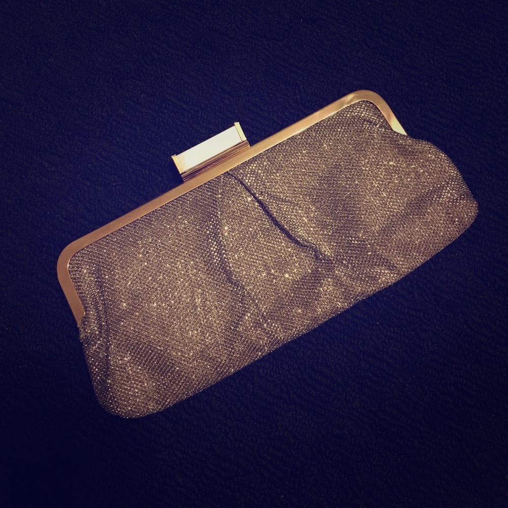 NWT Charming Charlie RSVP Sparkly Clutch