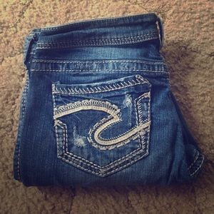 Silver jeans
