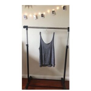 Gray Loose Tank Top
