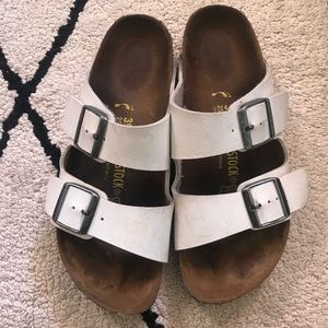 Birkenstock WHITE- worn