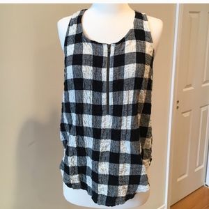 Black and white tank