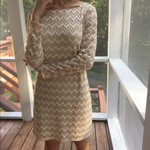 Champagne Jessica Howard Cocktail Dress