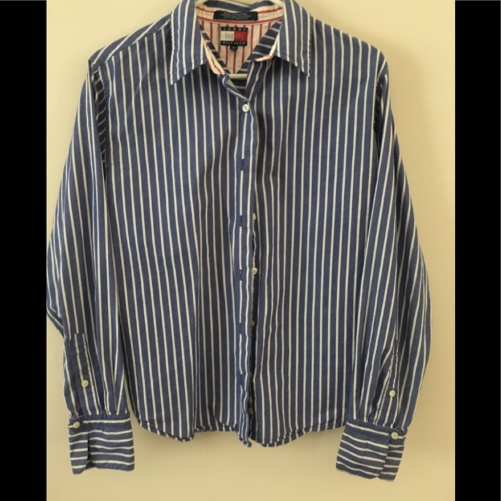SOLD!! Tommy Hilfiger  button-down dress shirt ! - Picture 4 of 5