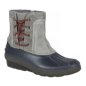 sperry saltwater wedge spray duckboot